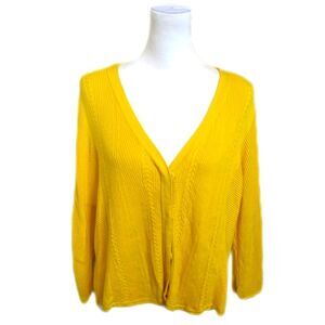 CAbi style #5637 Sunny Sweater, slightly cropped, 4 snap closure, cotton blend S